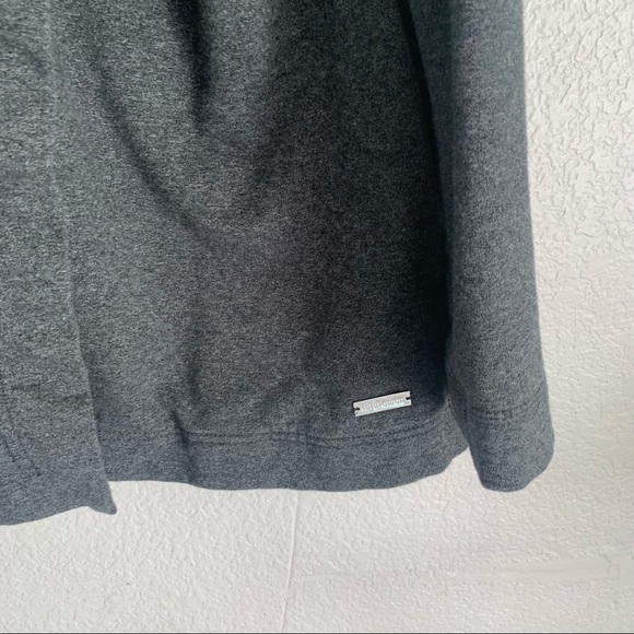 Lululemon heather gray cocoon wrap button jacket 6 - Picture 4 of 6